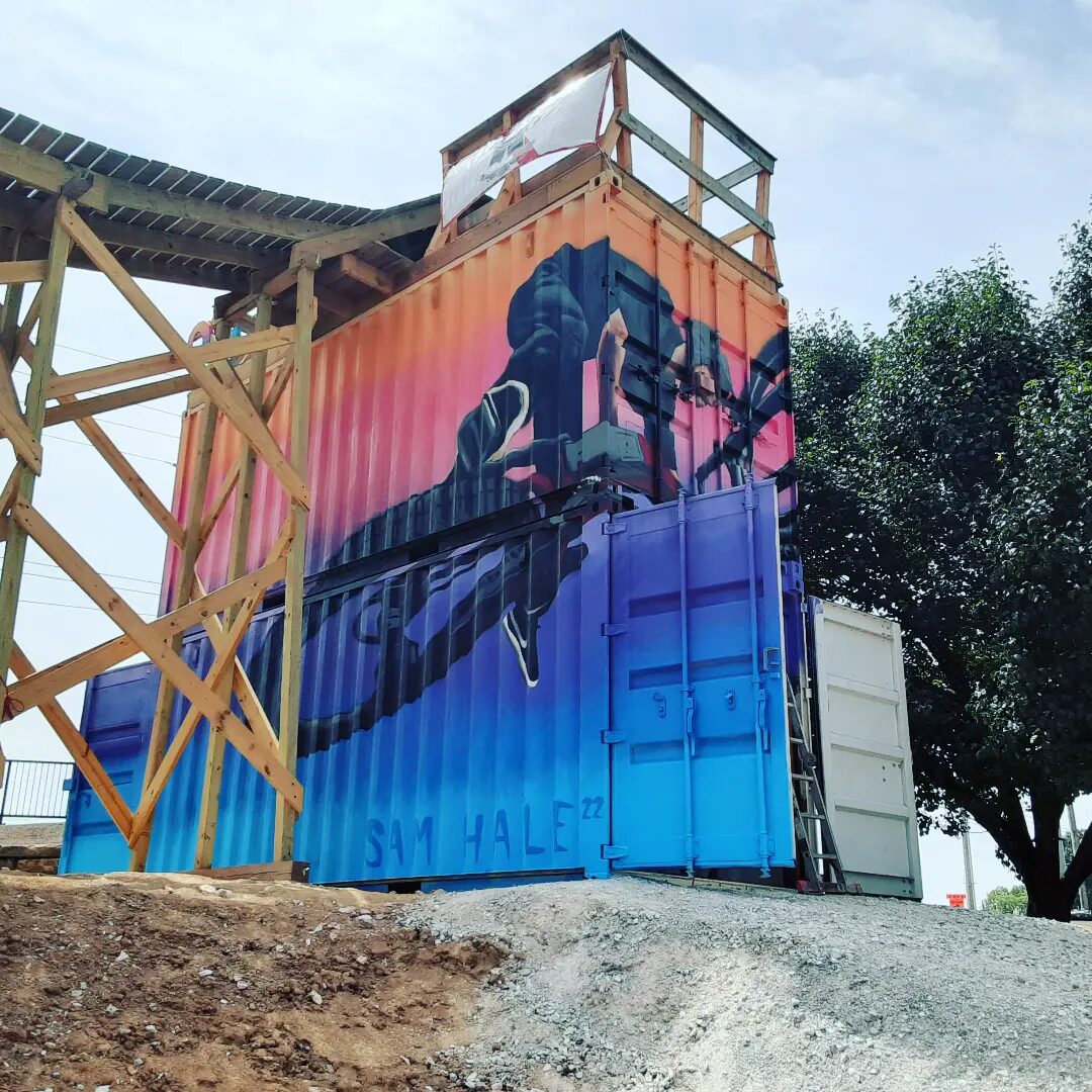 Classical Figure Container Mural — view 3