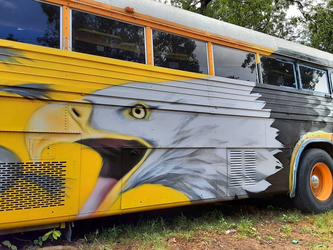 Gravette Eagle Bus Mural