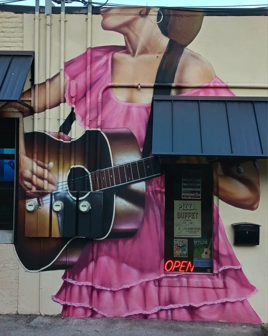 Guitarist Mural