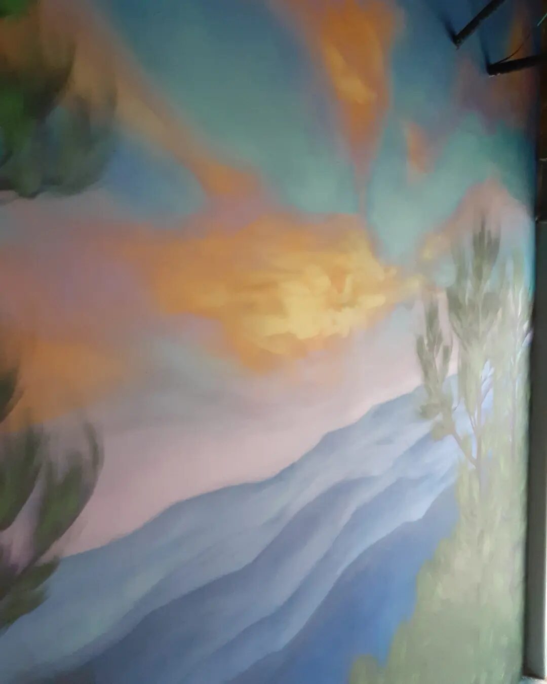 Ozark Stairwell Mural — view 2