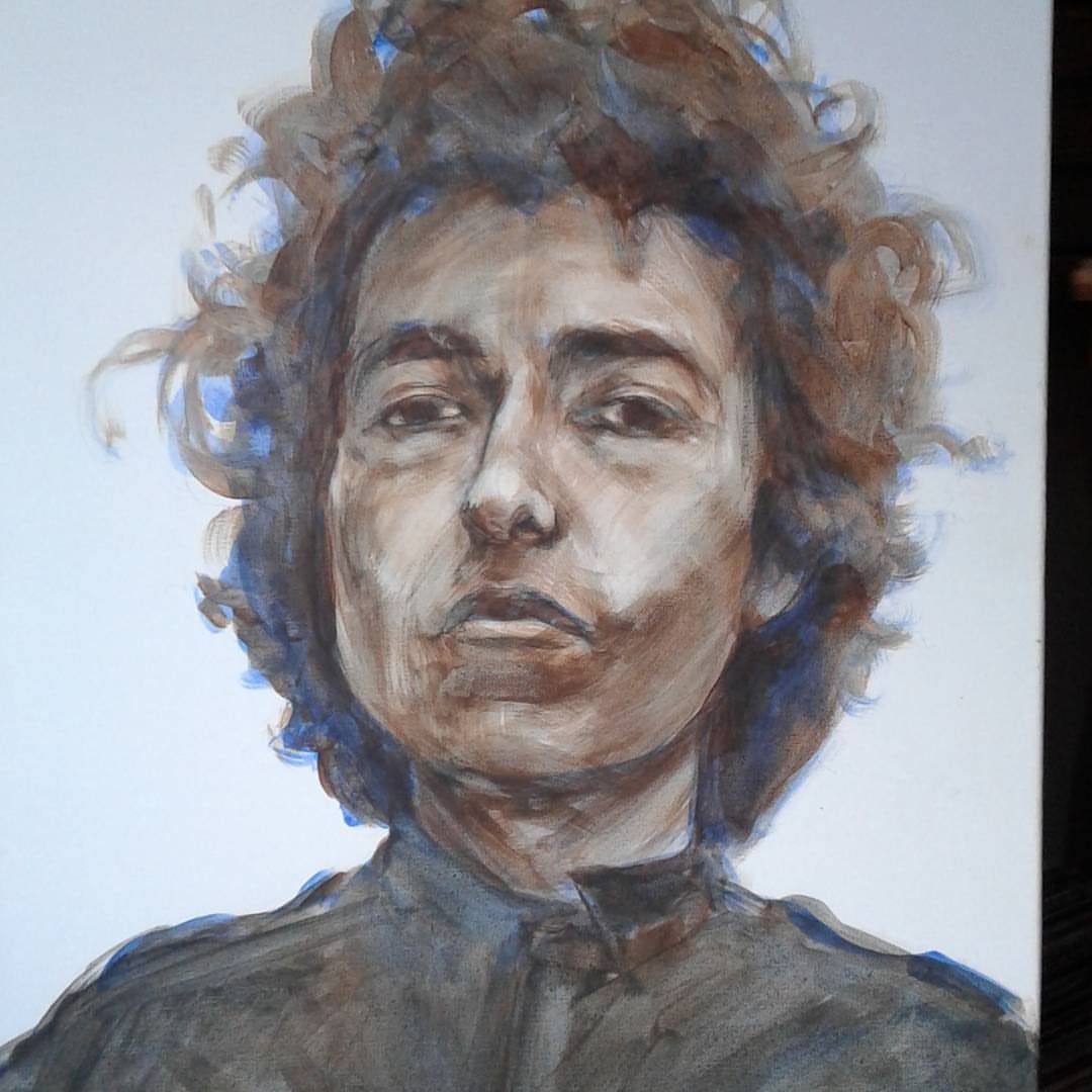 Two color portraits of humans famous or not... 24x18.. hundred bucks. Message f…