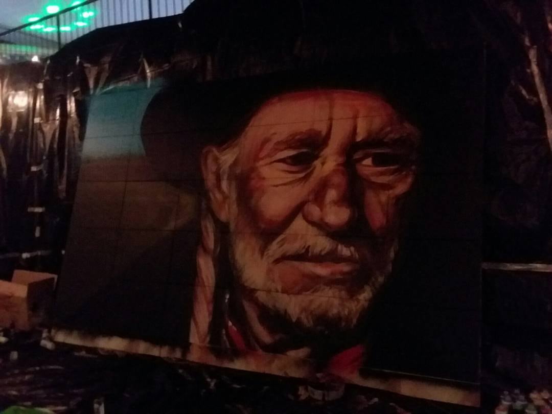 Willie Nelson Live Mural — Instagram photograph from 2018-02-20