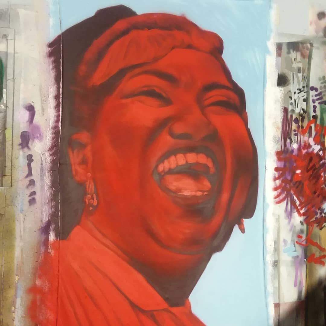 Red Vocalist Portrait — Instagram photograph from 2020-08-14