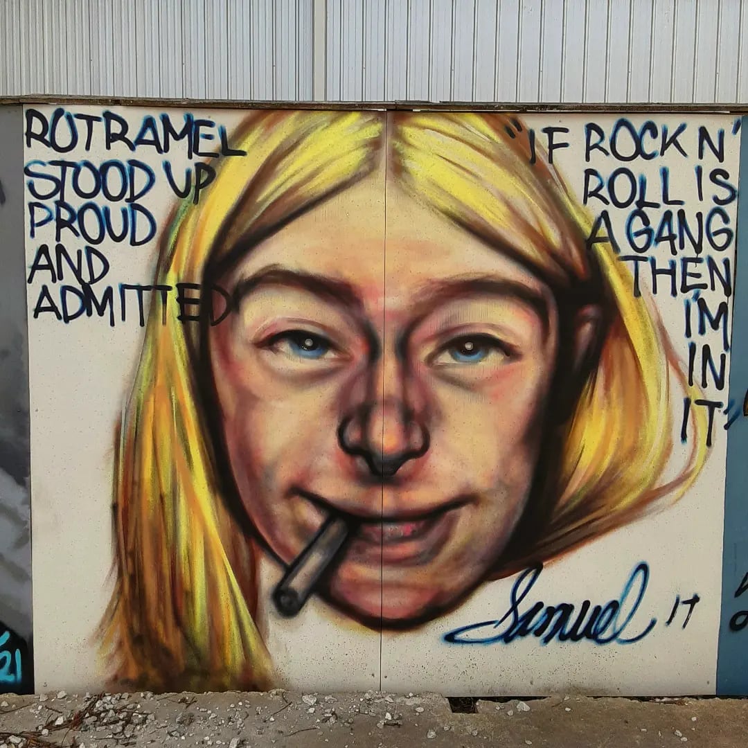 Rock Portrait Mural — Instagram photograph from 2022-08-23